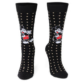 Mickey Dot Sock and Mickey Blue Lapel Pin Gift Set